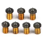 Obrázek PTFE potažená mosazná tryska M6 E3DV6 kompatibilní