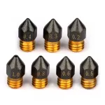 Obrázek PTFE potažená mosazná tryska MK8