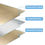 Obrázek Bambu Lab X1 P1 A1 oboustranný zrnitý PEI tiskový plát s QR kodem