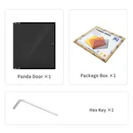 Obrázek BIQU Panda Door PC Upgrade Panel pro Bambu Lab P1/X1 Tiskárny