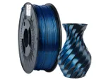Obrázek 3DPower PLA Silk Dual - Blue Black / Modrá Černá 1 kg