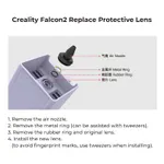Obrázek Creality Falcon2 Replace Protective Lens