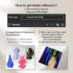 Obrázek Oboustranný efektový tiskový plát H1H Light Beam + Phantom (pro Bambu Lab X1 / X1-Carbon / P1P)