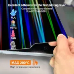 Obrázek Oboustranný efektový tiskový plát H1H Light Beam + Phantom (pro Bambu Lab X1 / X1-Carbon / P1P)