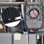 Obrázek Alternativní silikonový kartáč trysky pro Bambu Lab X1/P1 - včetně základny