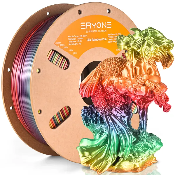 Obrázek ERYONE PLA Filament - Color Palette Rainbow 1kg (duha s barvou duhy)