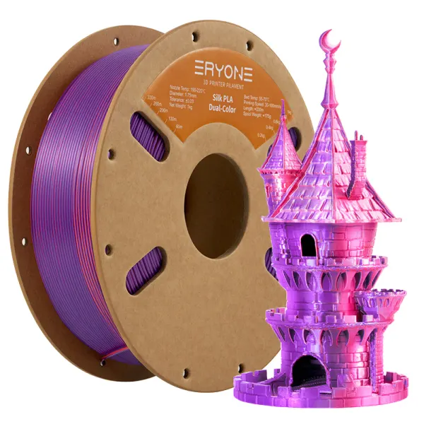 Obrázek ERYONE PLA Filament - Dvoubarevný 1kg (oranžová, fialová)