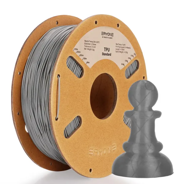 Obrázek ERYONE TPU Filament - šedá 1kg
