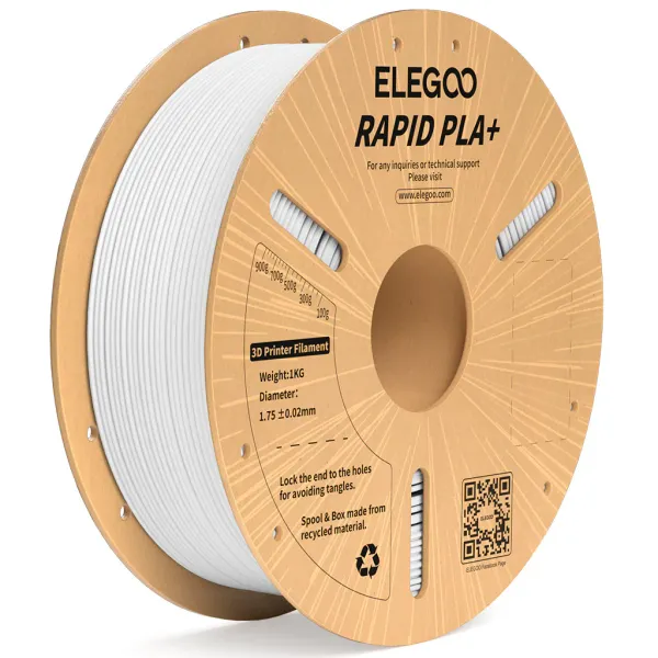 Obrázek Elegoo RAPID PLA+ Bílá / White 1 kg