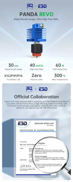 Obrázek BIQU Panda Revo Hotend – High Flow & High Speed Upgrade - X1