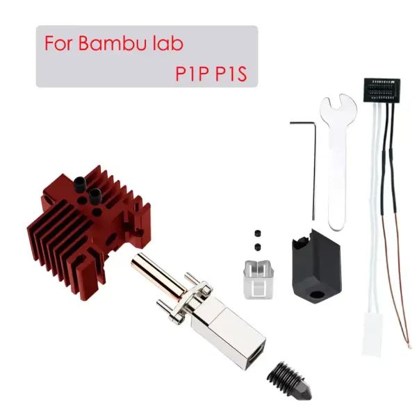 Obrázek Bambu Lab P1 V2 hotend s vyměnitelnou tryskou