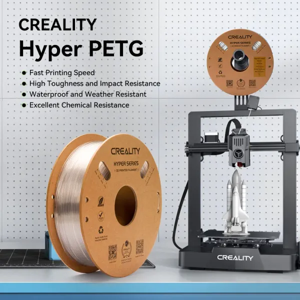 Obrázek Creality Hyper PETG Černá / Black 1,75 mm 1 kg