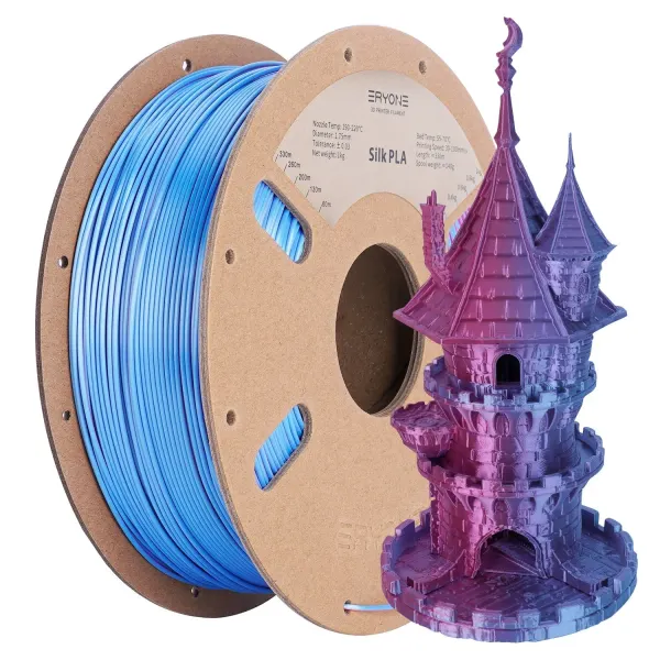 Obrázek ERYONE PLA Filament - Dvoubarevný 1kg (červená růže, světle modrá)