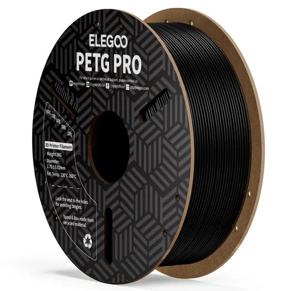 Obrázek Elegoo PETG Pro Černá / Black 1 kg