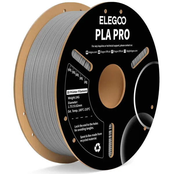 Obrázek Elegoo PLA Pro Šedá / Gray 1 kg