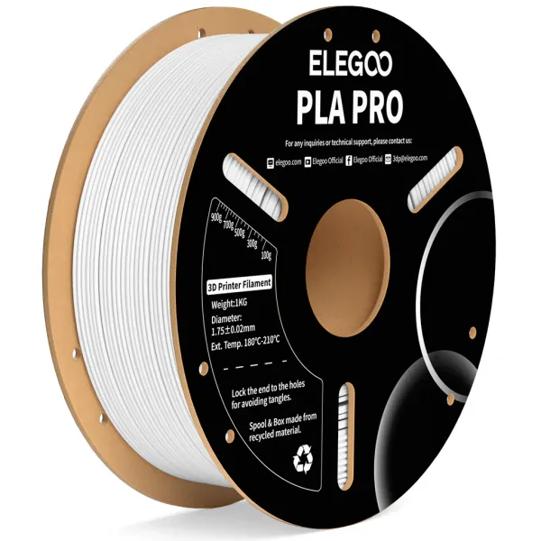 Obrázek Elegoo PLA Pro Bílá / White 1 kg