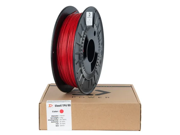 Obrázek 3DPower TPU - Červená / Red 0.5 kg