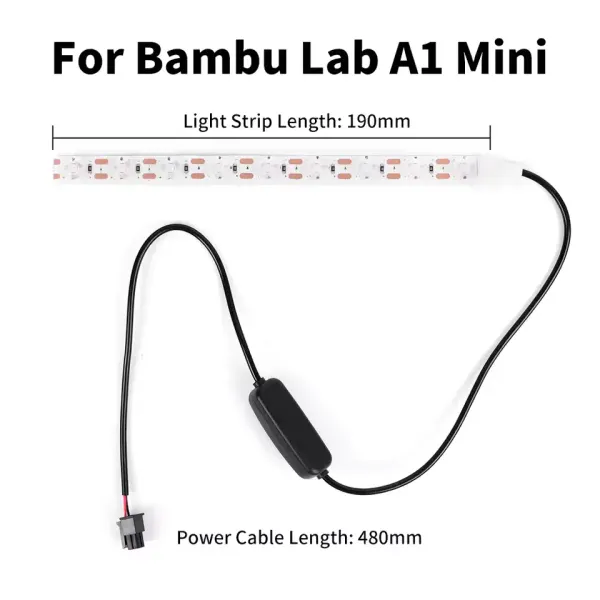 Obrázek Bambu Lab A1 Mini LED osvětlení