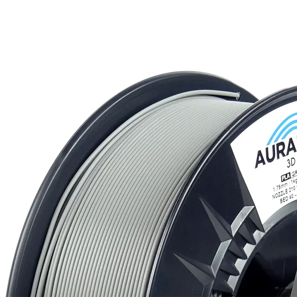 Obrázek AURAPOL PLA 3D Filament Šedá 1 kg 1,75 mm