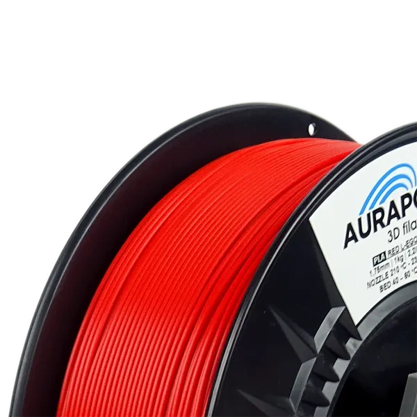 Obrázek AURAPOL PLA 3D Filament L-EGO červená 1 kg 1,75 mm