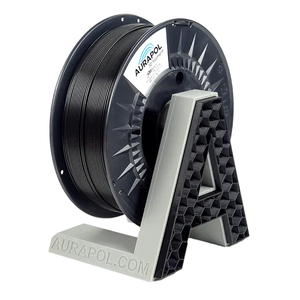 Obrázek AURAPOL PLA HT110 3D Filament Černá 1 kg 1,75 mm