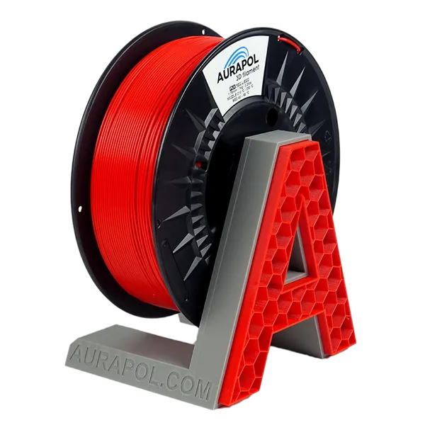 Obrázek AURAPOL PLA 3D Filament L-EGO červená 1 kg 1,75 mm