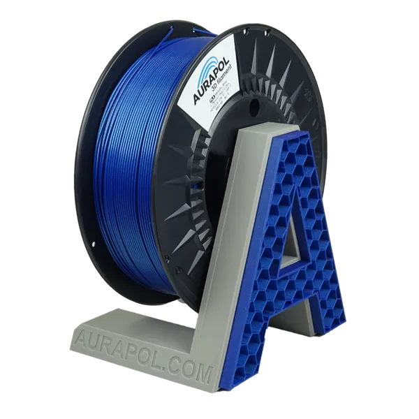 Obrázek AURAPOL PLA 3D Filament Modrá metalíza 1 kg 1,75 mm