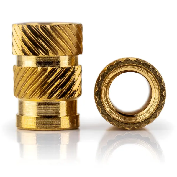 Obrázek Závitové vložky - teplem zápustná mosazná matka - 10ks