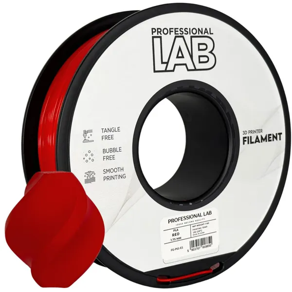 Obrázek Prof. Lab PLA Basic Red (červená) 1 kg