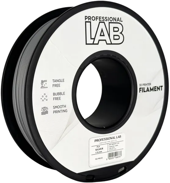 Obrázek Prof. Lab PLA Basic Silver (stříbrná) 1 kg