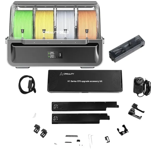 Obrázek Creality CFS s upgrade kitem na K1 Series