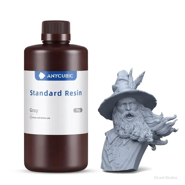 Obrázek Anycubic UV Resin Standard Grey (V2) – 1 kg