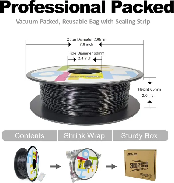 Obrázek HELLO3D Flexible TPU 0,8 kg – Rainbow B