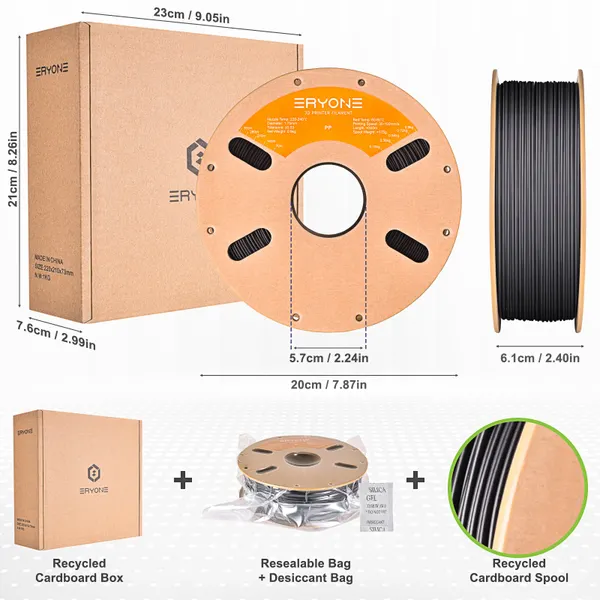 Obrázek ERYONE PP CF Černá 700g