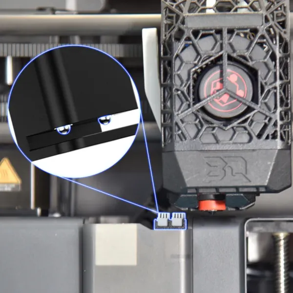 Obrázek Alternativní silikonový kartáč trysky pro Bambu Lab X1/P1 - včetně základny